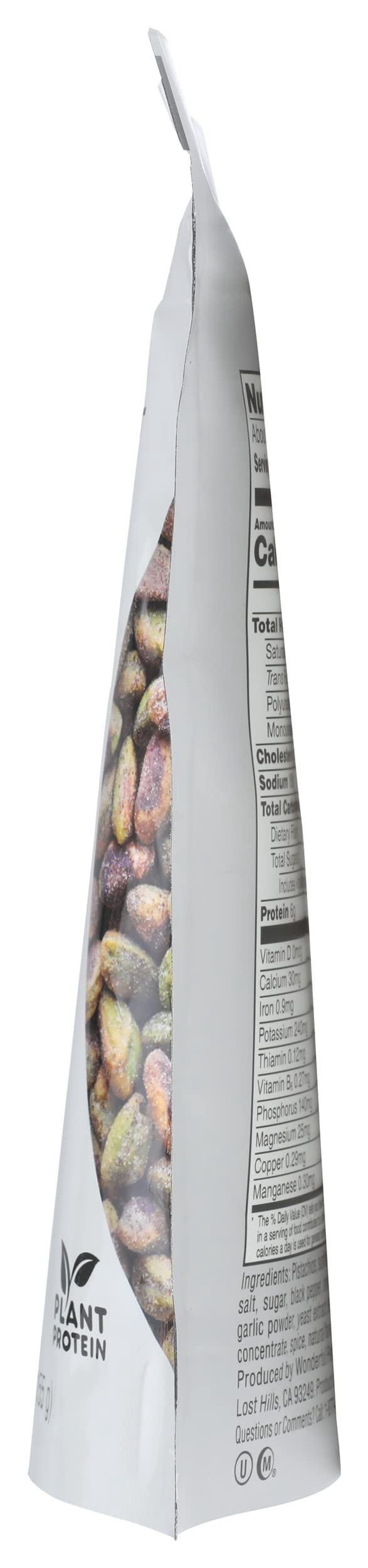 Wonderful Pistachio Sea Salt & Pepper No Shells Pistachios (Pack of 18)