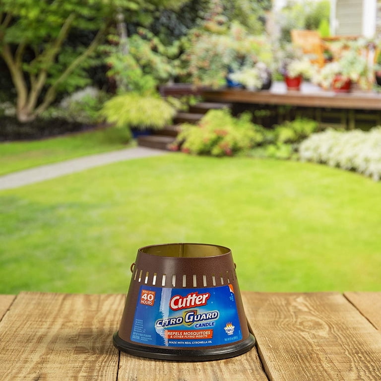 Zuvo Candele alla citronella, confezione da 25, candele profumate per 4 ore di combustione, per uso interno ed esterno, repellente per insetti, per patio, giardino e casa, giallo