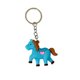 thumbnail image 1 of Llavero con diseño de caballo del zodiaco, tamaño compacto y mini, hecho a mano, para bolsos, mochilas, carteras, coches y accesorios., 1 of 8