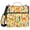 Cactus Camel Leaf, variant on 3 Ring Zipper Binder with Shoulder Strap Waterproof Trapper Keeper 1.5 Inch D-Ring 500 Sheets Capacity Geometric Pixel Print