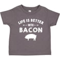 thumbnail image 3 of Inktastic Life's Better with Bacon Boys or Girls Toddler T-Shirt, 3 of 5