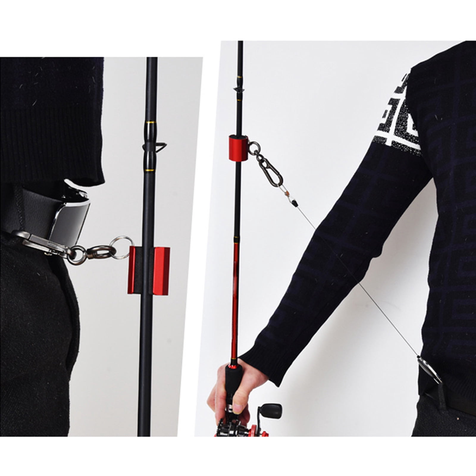wearable fishing rod holder 3rd Hand Holder,Fly Rod Holder,Fishing Belt Clips,Wearable Fishing Rod Fishing Belt,Compatible Baitcasting Rod and Spinning Rod : Sports & Outdoors The Strong Arm 2 adaptive tool enables a user with limited or no finger strength to hold a fishing rod in a good position and to cast off without the need to grip the rod at all Kylebooker Rod Clip, Wearable Fishing