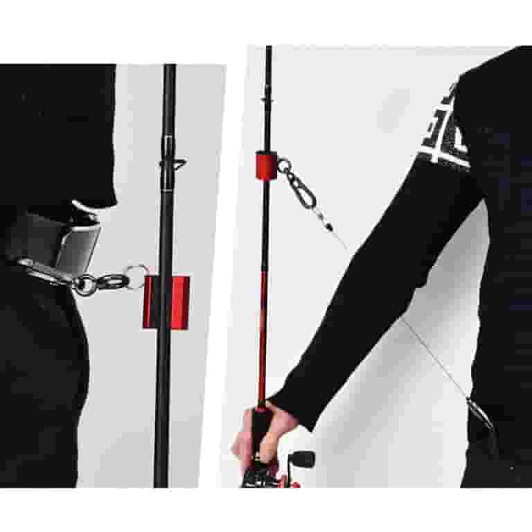 wearable fishing rod holder 3rd Hand Holder,Fly Rod Holder,Fishing Belt Clips,Wearable Fishing Rod Fishing Belt,Compatible Baitcasting Rod and Spinning Rod : Sports & Outdoors The Strong Arm 2 adaptive tool enables a user with limited or no finger strength to hold a fishing rod in a good position and to cast off without the need to grip the rod at all Kylebooker Rod Clip, Wearable Fishing