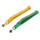 thumbnail image 1 of Pack De 2 Collares Para Gatos Ajustables Con Campana, Para Gatos (Verde Y Amarillo) Afortunado Sencillez, 1 of 5