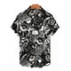 thumbnail image 1 of Camisa Hawaiana Hombre Con Estampado Calavera Musical, 1 of 2