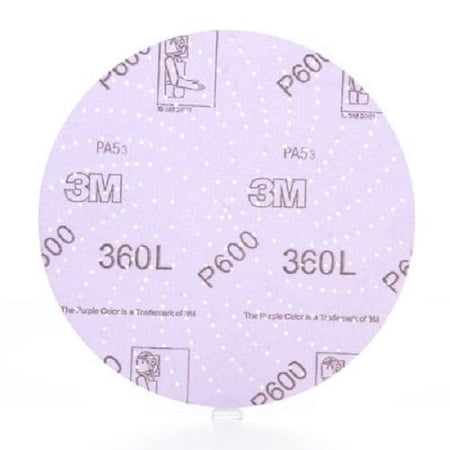 UPC: 0051141208275 | 3M Hookit Clean Sanding Disc 360L P600 3 in Die 300LG – 100EA