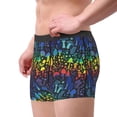 thumbnail image 4 of Balery Magical Mushrooms and Flowers Men's Boxer Briefs, Soft and Breathable Cotton Underwear with nylon Waistband-Large, 4 of 9