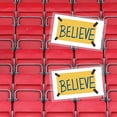 thumbnail image 6 of Believe Sign Taped Up Fridge Magnet  30 Pack  2x3.5 inches Magnet  Inspirational Magnet  Stick to Work Fridge  Stick to Friends Car  Yellow Believe Sign, 6 of 8