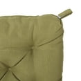 thumbnail image 4 of Theresa Bandel Indoor Fabric Classic Tufted Chair Cushion, Muted Green, 4 of 5