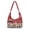 Christmas Kitten Print, variant on Sky Blue Snowman Women's Quilted Hobo Bag, Adjustable Soft Shoulder Purse with Secure Zipper Closure and Inner Slots for Cards Sunglasses, for Work, Holiday Outings