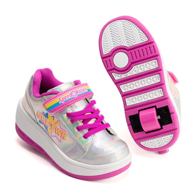 Tenis Patín Para Niña Speed Rollers Girl Pawer Color Plata Speed Rollers SPEED10C