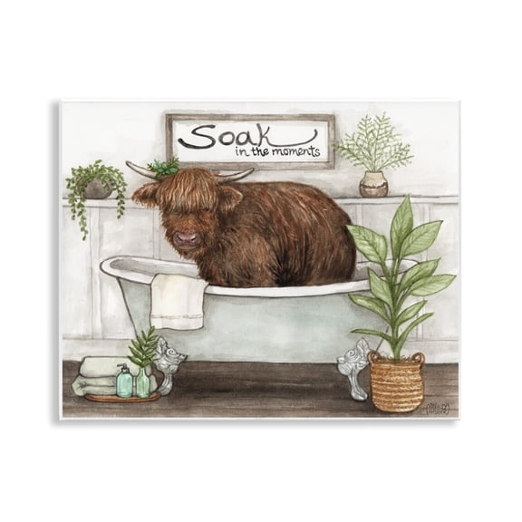 Soak In Moments Cattle Wall Plaque Art, design by Melinda Hipsher