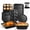 Black, variant on 5-Piece Nonstick Baking Pans Set - Professional Grade Carbon Steel Bakeware with Premium Coating- Dishwasher Safe, Stackable, Oven Safe to 450°F (Black-5PCS)