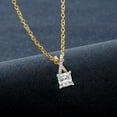 thumbnail image 3 of Diamond Pendant Necklace For Women | 3 Carat IGI Certified Cushion Shape Lab Grown Diamond | Lou Slider Lab Diamond Pendant Necklace In 18K Yellow Gold | FG-VS1-VS2 Quality | Friendly Diamonds, 3 of 5
