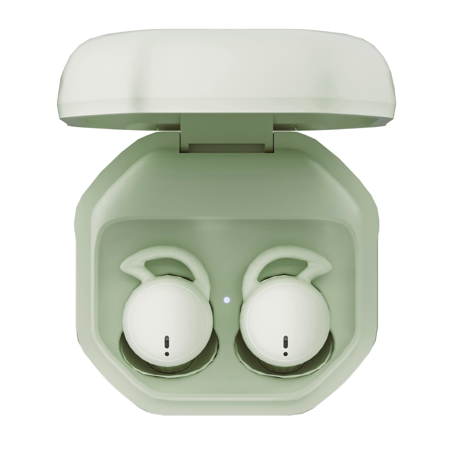 MUSICOZY Sleep Earphones Bluetooth Sports Headphone, Wireless Music Sleeping Headphones Noise-Canceling Earbuds Mini Earphones Bluetooth 5.3 Hidden Headphones for Side Sleepers/Work,Light Green