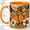 Orange, variant on Pumpkin Bow Accent Mug, 11oz Ceramic Coffee Cup for Fall Decor Lovers