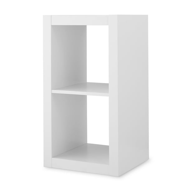 Better Homes & Gardens 2-Cube Storage Organizer, White - Walmart.com