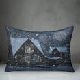 thumbnail image 3 of Creative Products Christmas Cottage 20 x 14 Spun Poly Pillow, 3 of 3