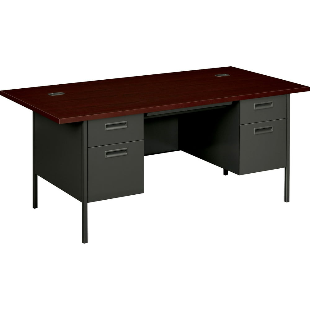 HON Double Pedestal Desk w/Overhang 72"x36"x291/2" MY/CCL P3276NS
