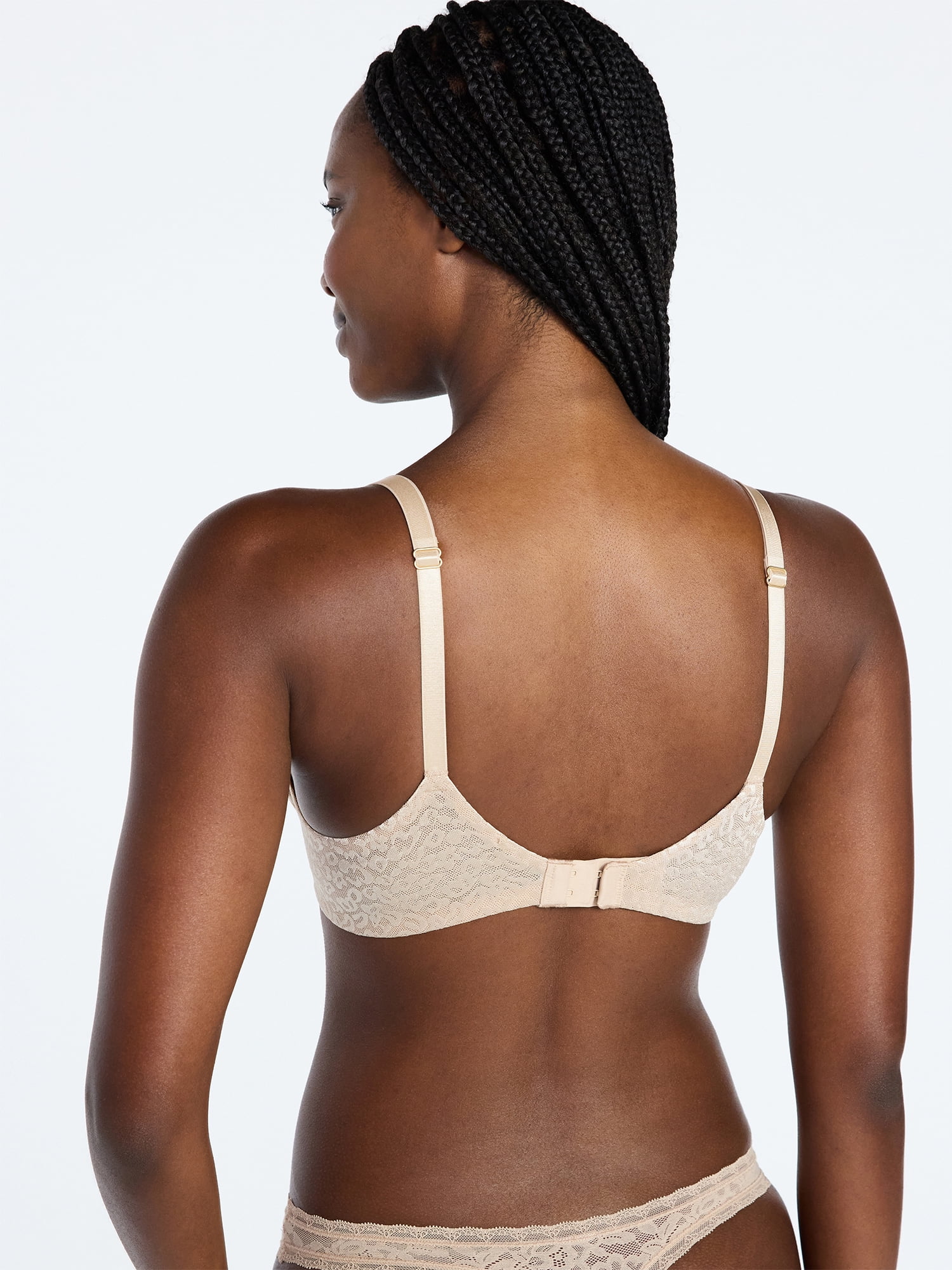Joyspun Women's Leopard Print T-Shirt Bra, Sizes 32A-42DDD