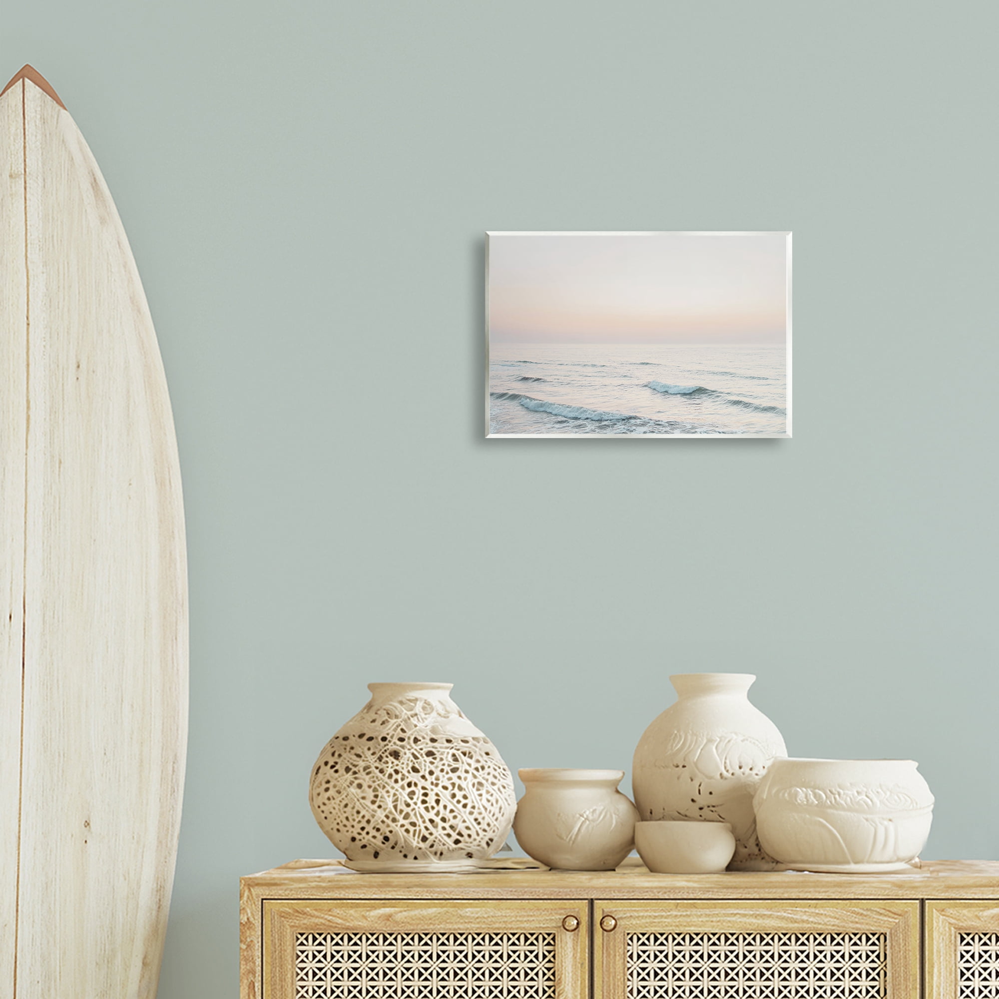 Stupell Industries Rolling Waves At Dawn Coastal Photography Unframed Art Print Wall Art, 15 x 10