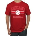 thumbnail image 1 of Wild Bobby City of Chicago Baseball Fantasy Fan Sports Men's T-Shirt, Red, X-Large, 1 of 6