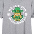 thumbnail image 3 of Garfield - Ready For Shenanigans  - Women's Oversized T-Shirt, 3 of 5