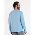 thumbnail image 5 of Athletic Works Men's and Big & Tall Men's Tri-Blend Tee with Long Sleeves, Sizes XS-4XLT, 5 of 5