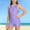 Purple, variant on Girl Swimsuit Sleeveless Bathing Suits Kids Sport Summer Beach Swimwear Size 5T-15, Purple