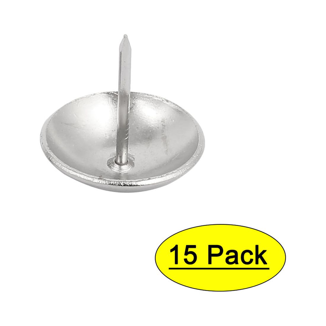 25mm Dia Stainless Steel Upholstery Nail Decorative Tack Stud Push Pin 15PCS