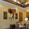 thumbnail image 6 of Elephant Head Wall Decoration Sculpture Multifunction Durable Decor Elephant Head Decoration Statues Hanging for Porch Indoor Office Holiday 30.5cmx30.5cm, 6 of 8