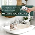 thumbnail image 4 of Sink Faucet Sprayer Attachment, Shower Head Attaches to Tub Faucet, Dog Bathing Hose Shower Set for Laundry Bathroom Kitchen, 4 of 7