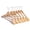 Natural, variant on Luxury Mahogany Wooden Suit Hangers - 6 Pack - Wood Coat Hangers,Jacket Outerwear Shirt Hangers,Glossy Finish with Extra-Wide Shoulder, 360 Degree Swivel Hooks & Anti-Slip Bar with Screw