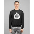 thumbnail image 2 of Creepy And Cute Halloween Sweatshirt Men -Image by Shutterstock, Male 4X-Large, 2 of 4