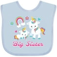 thumbnail image 3 of Inktastic Big Sister Girls Baby Bib, 3 of 4