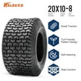 thumbnail image 2 of HALBERD 20x10.00-8 Lawn Garden Mower Turf Tires 20x10-8 Great Traction Tire Set of 2, 2 of 8