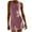 DT-Purple, variant on DailyTrove Women's Sleeveless Tank Mini Dress, Solid Color, Everyday Essentials & Layering Use, Soft Modal Blend