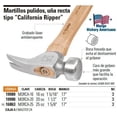 thumbnail image 2 of Martillo T. California 20 Oz Truper 19990 Truper MORCA-20, 2 of 2
