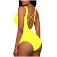 thumbnail image 3 of ANINEO Women Swimwear Chic Neck Swimsuit Color Straps Open Back Design Lovely Hawaii Summer Tropical Brazilian Beachwear, 3 of 5