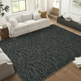 thumbnail image 2 of FairOnly 5'x7'Modern Area Rug Machine Washable Non Slip Stain Resistant Black Gradient Rugs for Bedroom, 2 of 7