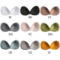 thumbnail image 3 of CANKER Women Push Up Sponge Bra Inserts Macaron Candy Color Thicken Breast Pad Bikini Swimsuit Bralette Replacement Accessories Intimates, 3 of 19