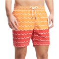 thumbnail image 2 of Tommy Hilfiger Coastal Swim Bottom Trunks para Hombre, Naranja, X-Large Tommy Hilfiger Traje de baño, 2 of 2