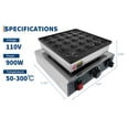 thumbnail image 2 of Roromall 25PCS Commercial Mini Dutch Pancake Machine for Home and Restaurant Use, 900 W Mini Pancake Maker with Non-Stick Coating, 110 V, 2 of 7