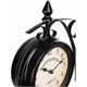 thumbnail image 5 of Wall Clock Wrought Iron Garden Clock Station Clock 2-sided Handmade Grand Central Terminal New York, 5 of 5