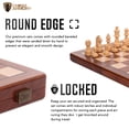 thumbnail image 2 of Juego de ajedrez Chess Armory magnético de madera de sapeli, 2 of 7