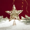 thumbnail image 4 of Christmas Tree Topper, Xmas Tree Topper, Five Point Star Christmas Tree Topper with Built-In Soft Glowing Lights, Iron Material White and Silver Metal Christmas Tree Decoration for Indoor Outdoor Use, 4 of 6