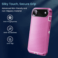 thumbnail image 4 of Entronix Rugged Heavy Duty Case for iPhone 17 Air – Triple-Layer Protective Bumper Cover, Hot Pink, 4 of 5
