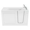 thumbnail image 2 of Value Series 30 in. x 60 in. Right Drain Quick Fill Walk-In Whirlpool and Air Tub in White, 2 of 4