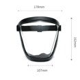 thumbnail image 2 of Dsseng Face Shields, PPE Full Plastic Faceshields Guard Anti Fog Reusable For Protection, HD Safety Protective Clear Mask Essential Protection for Adult, 2 of 5