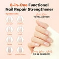thumbnail image 3 of Modelones Nail Strengthener Ridge Filler for Nails White Nail Polish Nail Repair for Thin and Damaged Nails Growth Treatment 15ml, 3 of 10